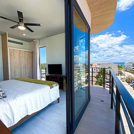 Апартаменти Beautiful + Luxury + Ocean View + Pool Плайя-дель-Кармен Екстер'єр фото