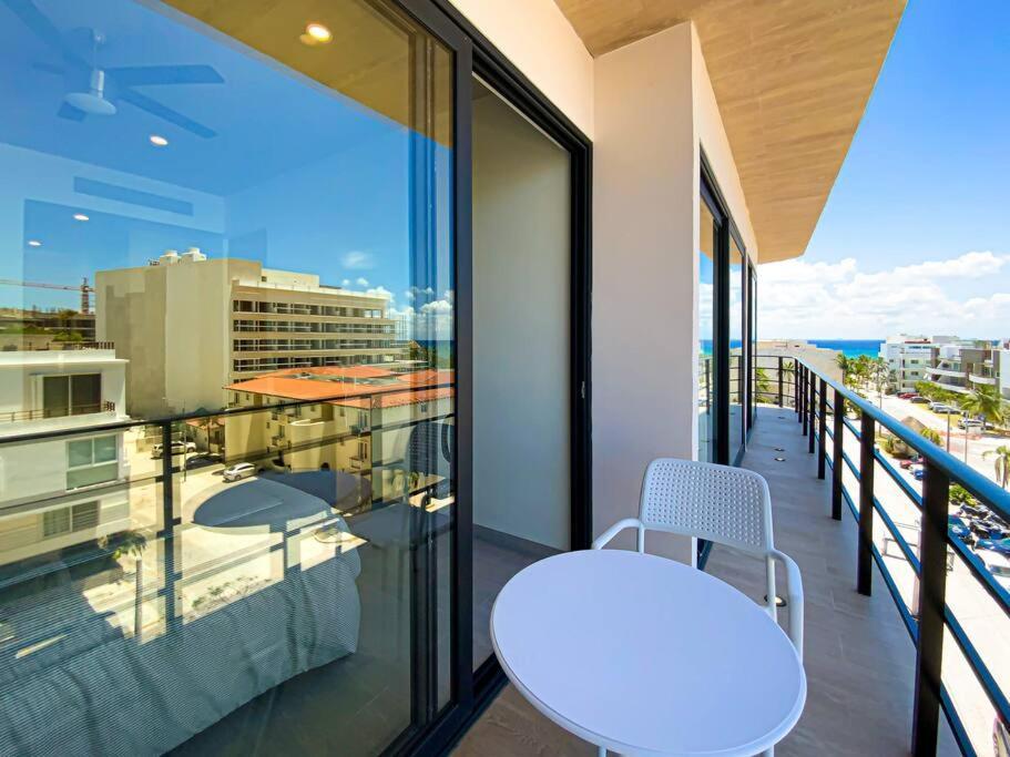 Апартаменти Beautiful + Luxury + Ocean View + Pool Плайя-дель-Кармен Екстер'єр фото